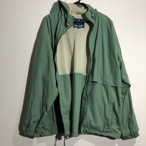 Members Only green windbreaker Jacket